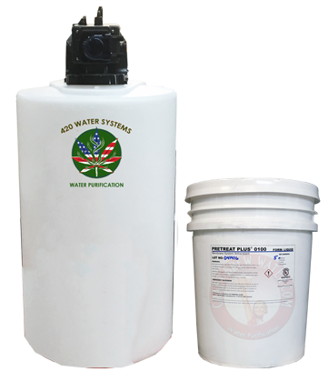 Stenner 1.5 GPD Anti-Scalant System with 5 Gallons of Pre-Treat