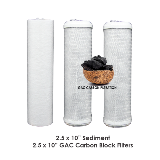 2.5 x 10" GAC Filter Set