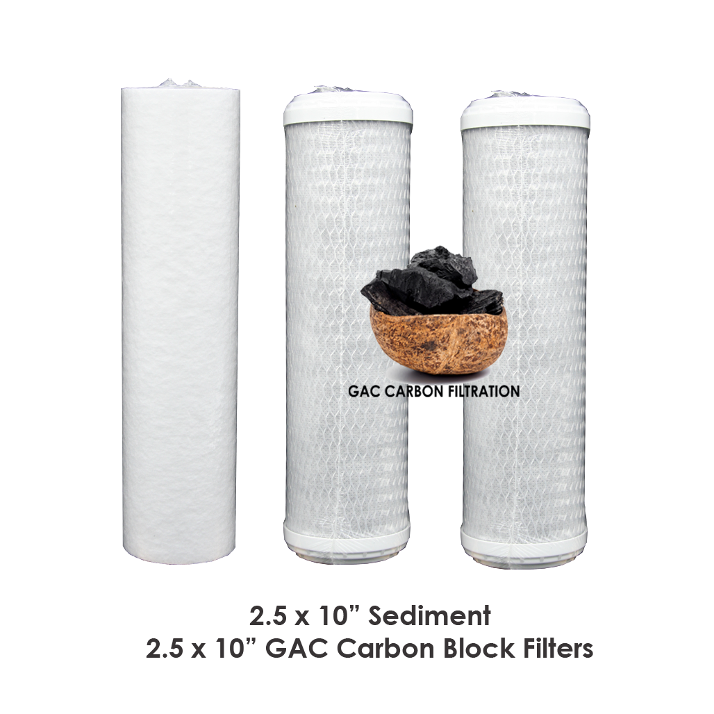 2.5 x 10" GAC Filter Set